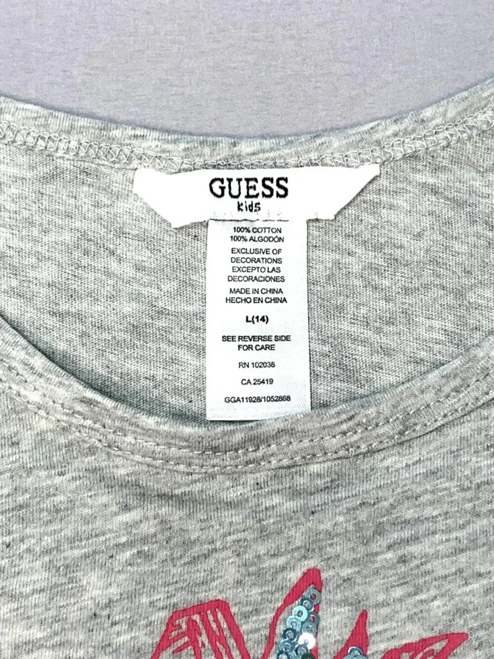 NEW 4 Piece Kids Set Guess/Children's/Thereabouts Tank Tops/Leggings Size 14